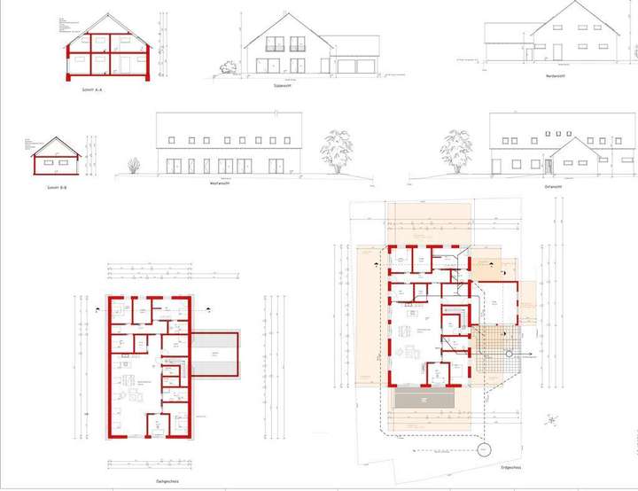 Bauplanung / Zweifamilienhaus 
