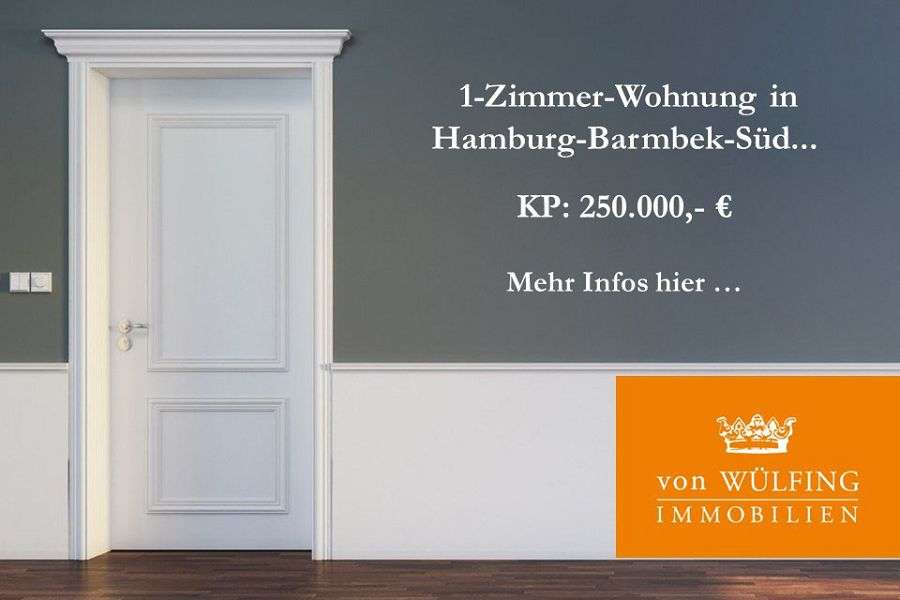 1-Zimmer-Wohnung in Hamburg-Barmbek-Süd, Hamburg – Bild 1