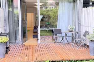 „Wohnen wie im Hotel: Möbliertes Apartment mit Garten, Fitnessraum & Rezeption“ Voll möbliert  – Schreiberstraße 37, 70199 Heslach, Stuttgart – Vorschaubild 12