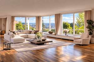 Panoramavilla in Weinheims Bestlage – mit Einliegerwohnung und parkähnlichem Grundstück