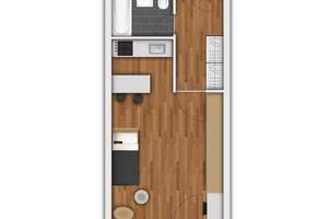 Möbliertes 1-Zimmer-Apartment in Schwabing! – 80804 Neufreimann, München – Vorschaubild 8