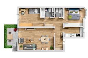 Solide und langfristig vermietete Kapitalanlage – Die vollständige Adresse der Immobilie erhältst du vom Anbieter., 53117 Auerberg, Bonn – Vorschaubild 3
