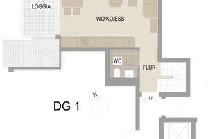Exklusive und Großzügige Maisonette im Dachgeschoss - mit Galerie und zwei Balkonen – Die vollständige Adresse der Immobilie erhältst du vom Anbieter., 80689 Am Westbad, München – Vorschaubild 4