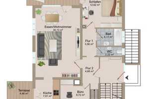3 Familienhaus mit großem Grundstück (Baureserve) und 2 freien Wohnungen – Freiburg im Breisgau – Vorschaubild 29
