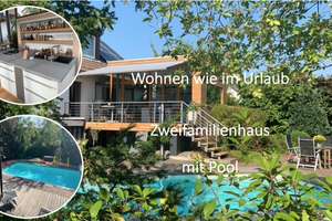 Zweifamilienhaus mit beheizbarem Pool in zentraler Lage; von privat