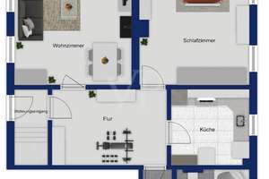 VON POLL | Vermietete 2-Zimmer-Wohnung mit Garage – Die vollständige Adresse der Immobilie erhältst du vom Anbieter., 90768 Dambach, Unterfürberg, Fürth – Vorschaubild 9
