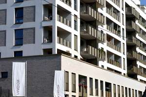 Neubauwohnung in Bestlage Friedrichshain - Großer Sonnenbalkon – Pufendorfstraße 4a, 10249 Friedrichshain, Berlin – Vorschaubild 1