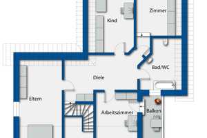 VR IMMO: Charmantes Einfamilienhaus mit Geschichte und Zukunft. – Olpe (Kreis) – Vorschaubild 22