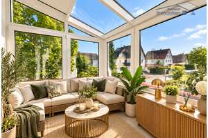 Schöne 3-Zimmer-Wohnung mit zwei Balkonen und Wintergarten direkt am Park – 86825 Bad Wörishofen – Vorschaubild 1