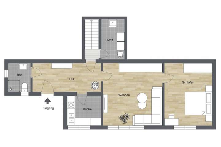 031 - Grundriss Einliegerwohnu