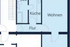 Möbliert auf Zeit: 2-Zimmer-Altbau Altstadt, ruhige Seitenstraße, 5 Min zum Rhein