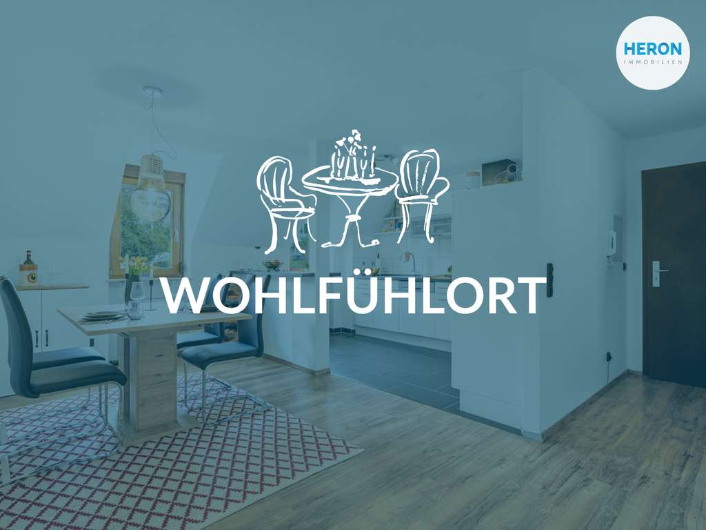 Immobilie in Weissach im Tal - WOHLFÜHLORT – 2,5-Zimmer-Dachgeschosswohnung mit Balkon und Stellplatz in Weissach im Tal - Bild 0