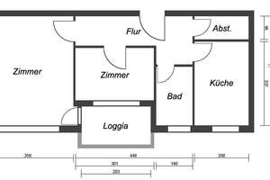 Vermietete 1,5-Zimmer-Wohnung mit Balkon in beliebter Lage von Lichterfelde – Die vollständige Adresse der Immobilie erhältst du vom Anbieter., 12207 Lichterfelde, Berlin – Vorschaubild 5