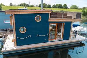 Neubau-Hausboot Tiny 40 – Ihr Feriendomizil auf dem Wasser – Hamburg-Harburg