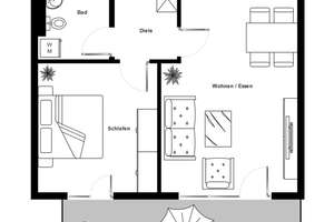 Südbalkon, TG & Lift! Moderne 2-Zimmer-Wohnung in Messestadt West – Die vollständige Adresse der Immobilie erhältst du vom Anbieter., 81829 Messestadt Riem, München – Vorschaubild 13