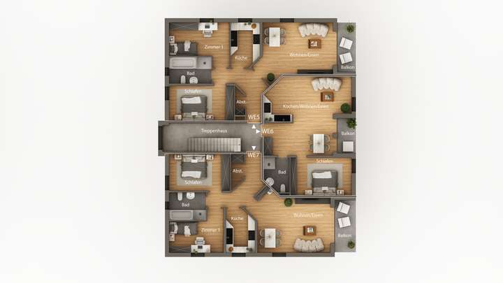 Grundrisse - Obergeschoss