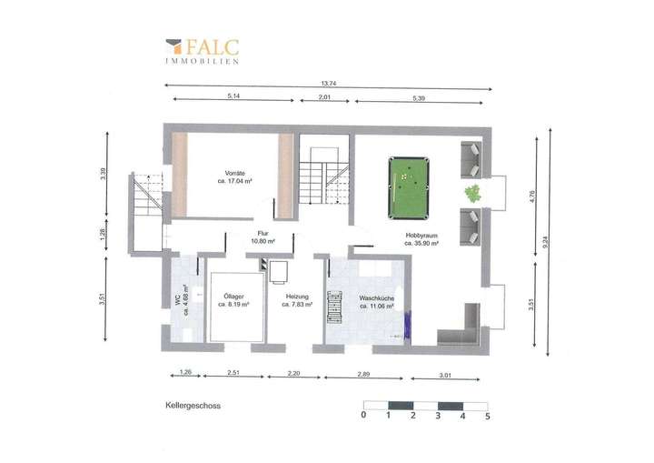 Grundriss Kellergeschoss