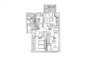 Gepflegte 3-Raum-Wohnung mit Balkon und Einbauküche in Mannheim – Karlstraße 128, 68307 Mannheim – Vorschaubild 7