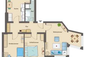 Renovierte 3-Zimmer-Wohnung mit Balkon in Bremerhaven-Lehe! – Fritz-Reuter-Straße 42, 27568 Lehe, Bremerhaven – Vorschaubild 11