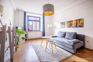 273061L HomeCompany Dresden Möbliert/Furnished 2-Zimmer Apartment in Dresden-Friedrichstadt max. ... – Die vollständige Adresse der Immobilie erhältst du vom Anbieter., 1159 Friedrichstadt, Dresden – Vorschaubild 2