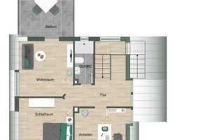 Solides Familiendomizil in zweiter Reihe – mit großem Garten, Garage, Carport und zwei Dachterrassen – Herford (Kreis) – Vorschaubild 34