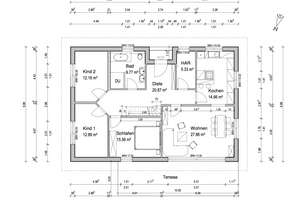 Neubau Bungalow KFW 55 mit Garage und fertigem Garten in Borna zu verkaufen. – Die vollständige Adresse der Immobilie erhältst du vom Anbieter., 4552 Borna – Vorschaubild 4
