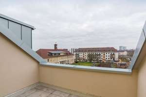 5-ZW Penthouse Charakter, gr. Dachterrasse, Parkett, Aufzug, Einbauküche - ERSTBEZUG – Robert-Funari-Straße 26, 68309 Käfertal, Mannheim – Vorschaubild 13