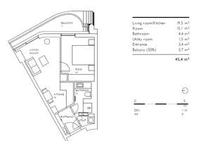 Grand Tower | Exklusive 2-Zimmer-Wohnung mit Skylineblick, Concierge & Stellplatz – 60327 Gallus, Frankfurt am Main – Vorschaubild 8