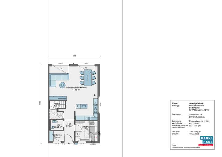 Doppelhaushälfte Arheiligen B