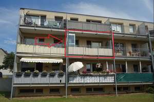 RUHIGE, GEPFLEGTE WOHNUNG IN WERSTEN 1. ETAGE GROßER BALKON INS GRÜNE KOMPLETT LAMINAT – Kärntner Weg 1, 40591 Wersten, Düsseldorf – Vorschaubild 1