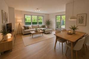 Frisch saniert, ruhige Lage — leere 3-Zimmer-Wohnung im Wohnpark Mölkau – Die vollständige Adresse der Immobilie erhältst du vom Anbieter., 4316 Mölkau, Leipzig – Vorschaubild 2