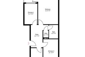 Entspannt wohnen mit Blick ins Grüne - 3 Zimmer mit Balkon! – Die vollständige Adresse der Immobilie erhältst du vom Anbieter., 22459 Schnelsen, Hamburg – Vorschaubild 11