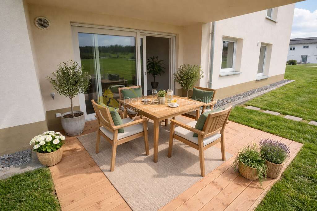 Immobilie in Stimpfach - Erstbezug-Neubau!!  2-Zimmerwohnung in ruhiger Lage mit Gartenanteil - Bild 0