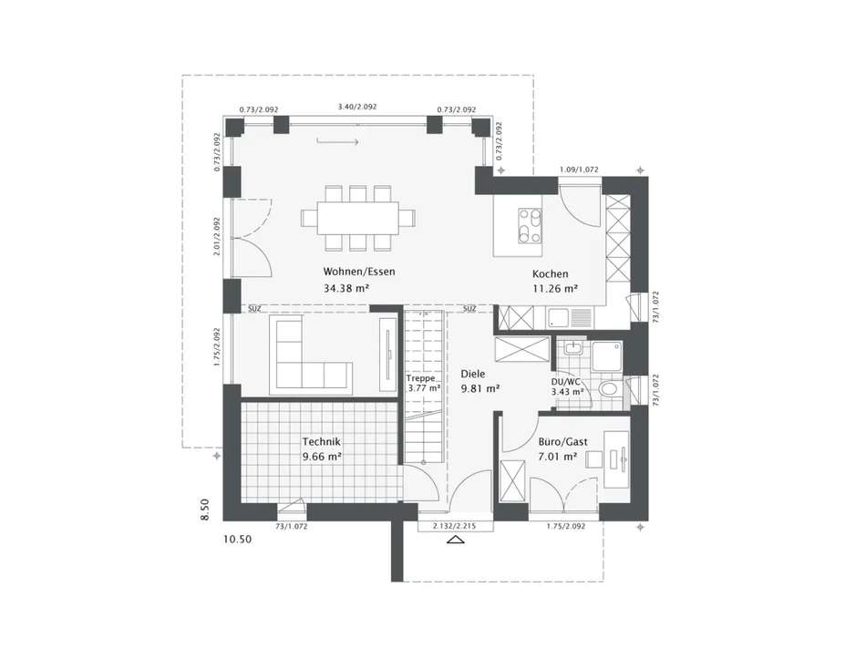 Grundriss EG