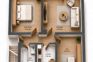Willkommen in Ihrem neuen Zuhause in Heilbronn-Süd – Die vollständige Adresse der Immobilie erhältst du vom Anbieter., 74074 Heilbronn, Heilbronn – Vorschaubild 10