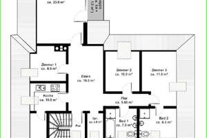 Schöne 4-Zimmer Wohnung in Hamburg-Niendorf – Die vollständige Adresse der Immobilie erhältst du vom Anbieter., 22455 Niendorf, Hamburg – Vorschaubild 12
