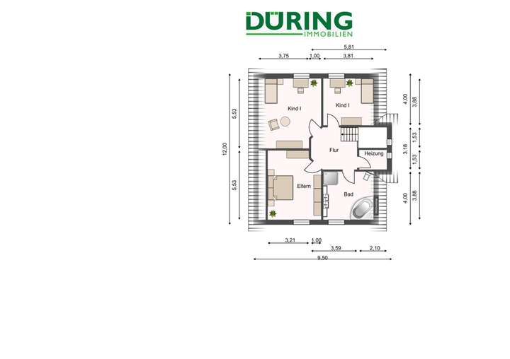 Grundriss Dachgeschoss