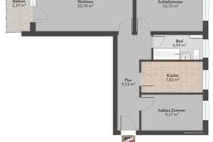 Modernisierte 3 Zimmerwohnung zur Miete - Wentzel Dr. – Boockholtzstraße 5, 22880 Wedel – Vorschaubild 6