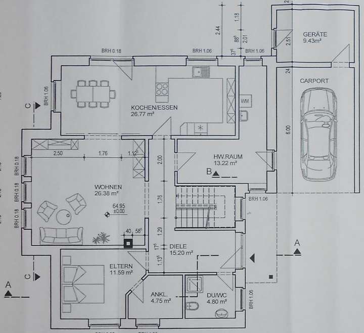 Grundriss Erdgeschoss