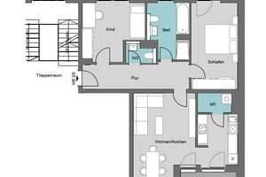 Neubauwohnung mit Balkon: Moderne 3-Zimmer im Zentrum-Ost – Kreuzstraße 25, 4103 Zentrum-Ost, Leipzig – Vorschaubild 11