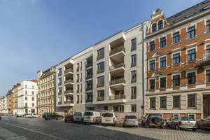 Exklusives Penthouse mit 3 Zimmern und Dachterrasse in Leipzig-Südvorstadt