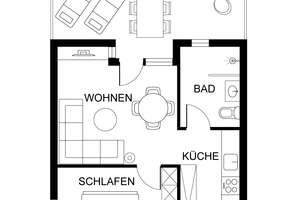 Travemünde-Priwall: Stilvolle Ferienwohnung mit großer Terrasse in Strandnähe – 23570 Travemünde, Lübeck – Vorschaubild 14