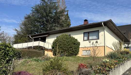 Bild von Bungalow in Stromberg mit Fernblick ins Guldenbachtal und Schindeldorf
