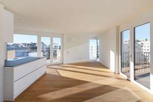 Stadtquartier kupa: Innovatives Wohnen im Dachgeschoss mit Dachterrasse und Dachgarten – Landsberger Straße 444a, 81241 Am Westbad, München – Vorschaubild 1