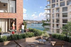 Barrierefreie  3-Zimmer-Neubauwohung mit Balkon und Wasserlage – Willy-Brandt-Ufer 4, 24143 Gaarden-Ost, Kiel – Vorschaubild 20