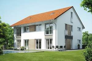 Neubau DHH mit 145 m² Wohnfläche auf 408 m² Baugrundstück in Top-Lage Erding – Adalbert Stifter Straße 2, 85435 Erding – Vorschaubild 1