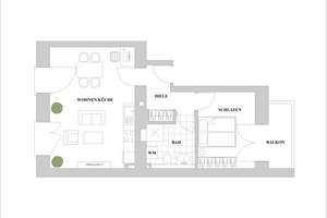 Erstbezug nach Modernisierung · 2-Zimmer-Wohnung mit Südwest-Balkon und Einbauküche – Kölner Straße 223, 40227 Oberbilk, Düsseldorf – Vorschaubild 7
