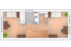 Ein Modernes KfW 40 Energiesparhaus Reihenmittelhaus in Hamburg Langenhorn – Fibigerstraße 151 b, 22419 Hamburg – Vorschaubild 16