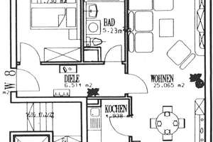 2 Zimmerwohnung mit Balkon und Tiefgarage zu vermieten