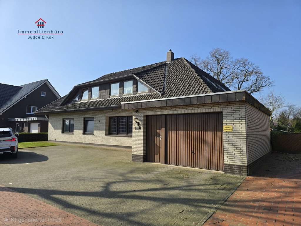 Immobilie in Bösel - Mehrfamilienhaus (tw. vermietet) mit großzügigem Grundstück // Bösel - Bild 1